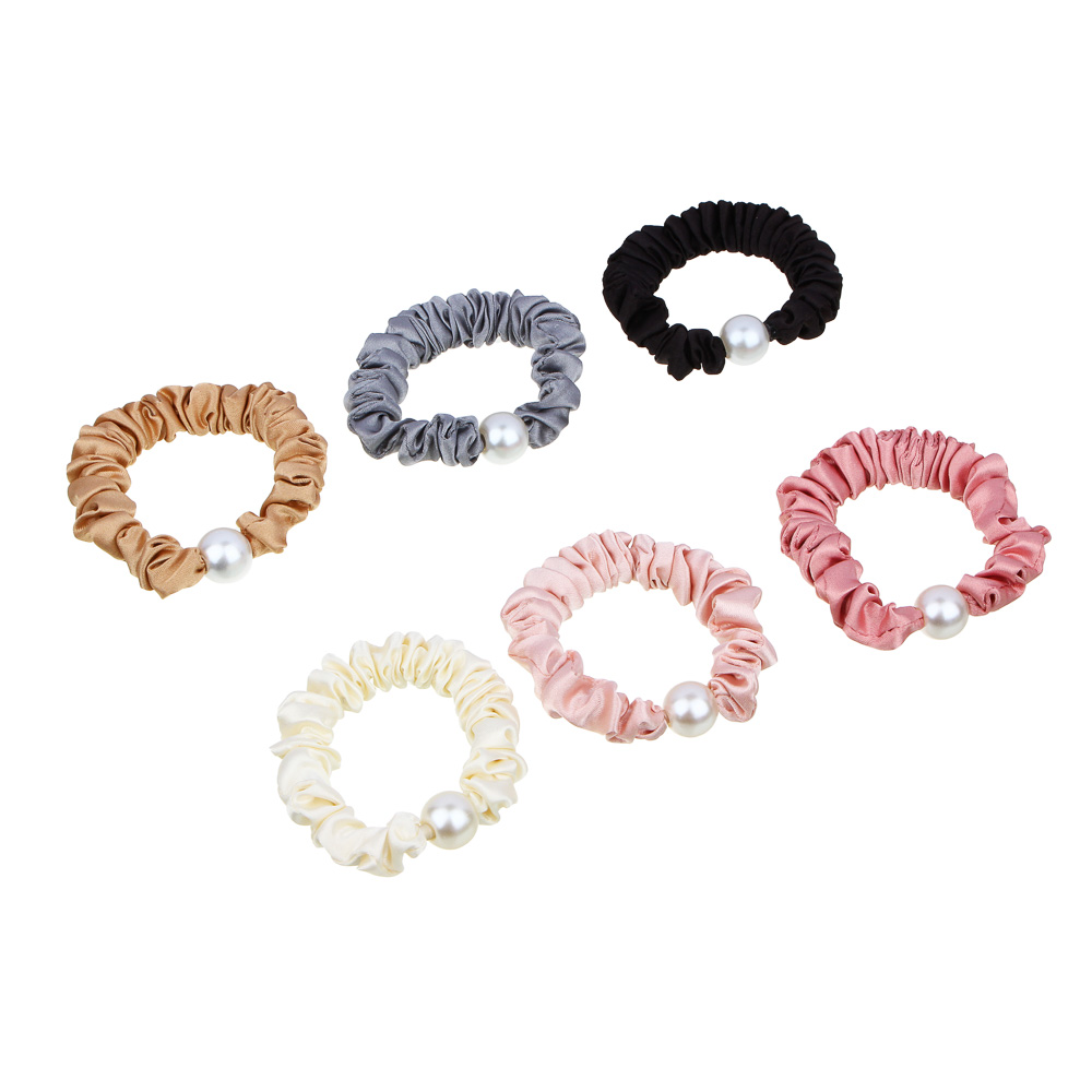 BERIOTTI Резинка для волос d7см, полиэстер, нейлон, пластик, 6 цветов, арт.№ 322-265