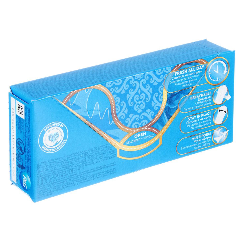 Прокладки ежедневные DISCREET 2 вида, к/у, 20шт, арт.№ 941-060