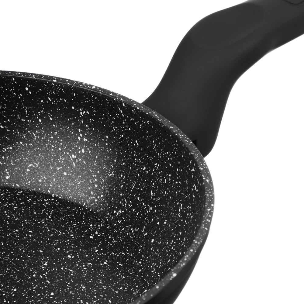 SATOSHI Стоун Сковорода литая d20см, антипригарное покрытие Мрамор, индукция, арт.№ 846-332