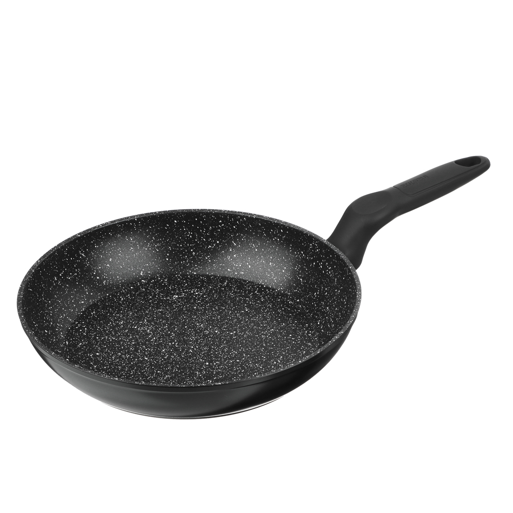 SATOSHI Стоун Сковорода литая d26см, антипригарное покрытие Мрамор, индукция, арт.№ 846-334