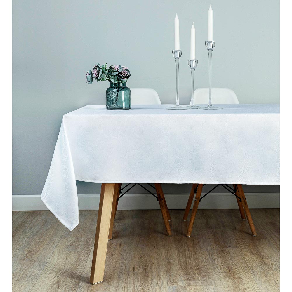 PROVANCE Праздничная Скатерть текстильная с водоотталкивающей пропиткой, 140х180см, 100% ПЭ, 3 диз., арт.№ 488-015