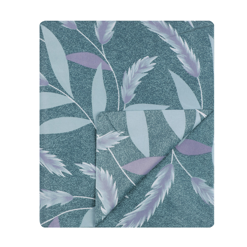 PROVANCE Нэви Комплект постельного белья 2 (4 предмета), микросатин, листья, арт.№ 421-374