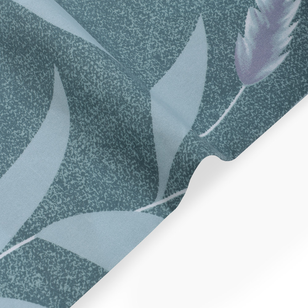 PROVANCE Нэви Комплект постельного белья 2 (4 предмета), микросатин, листья, арт.№ 421-374