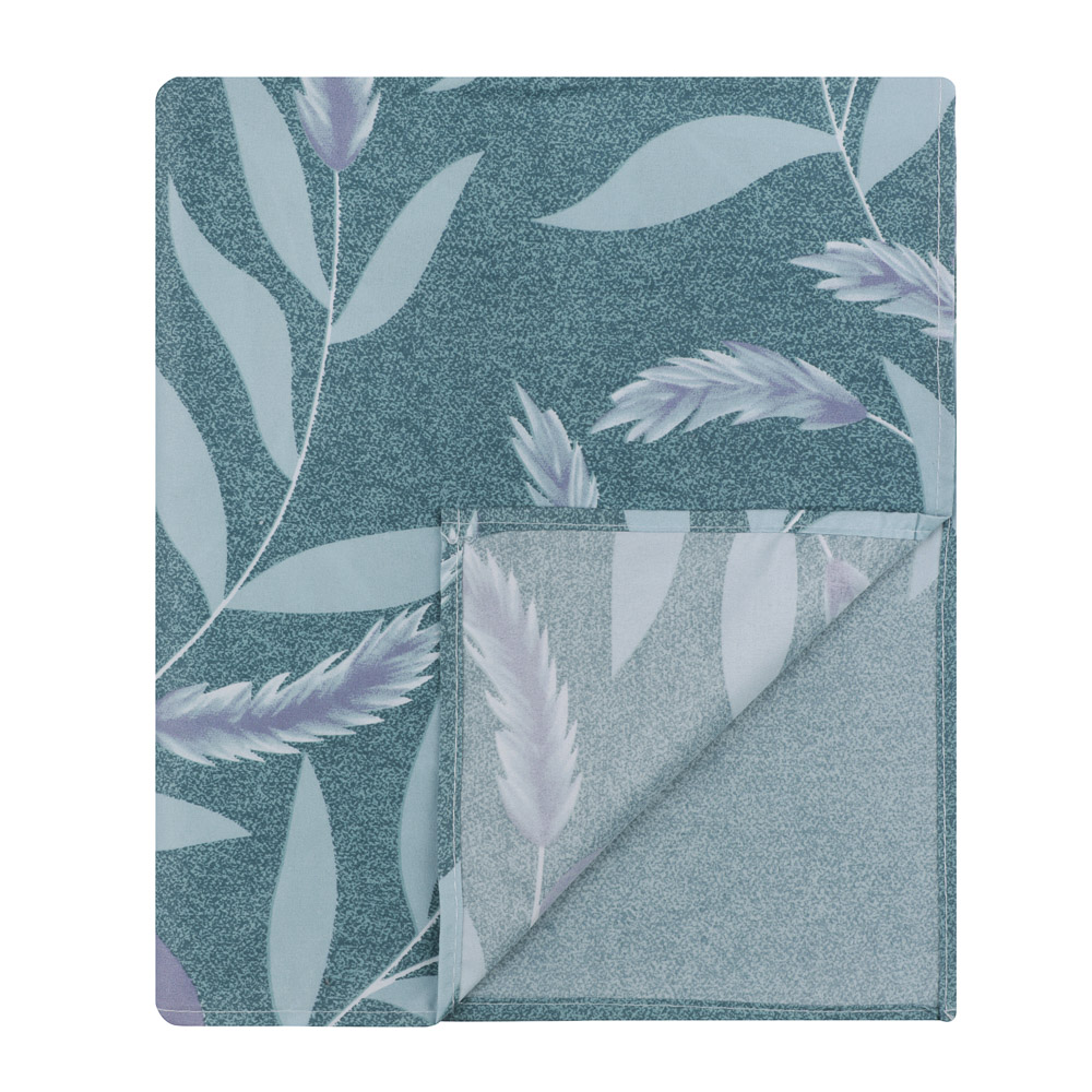 PROVANCE Нэви Комплект постельного белья евро (4 предмета), микросатин, листья, арт.№ 421-375