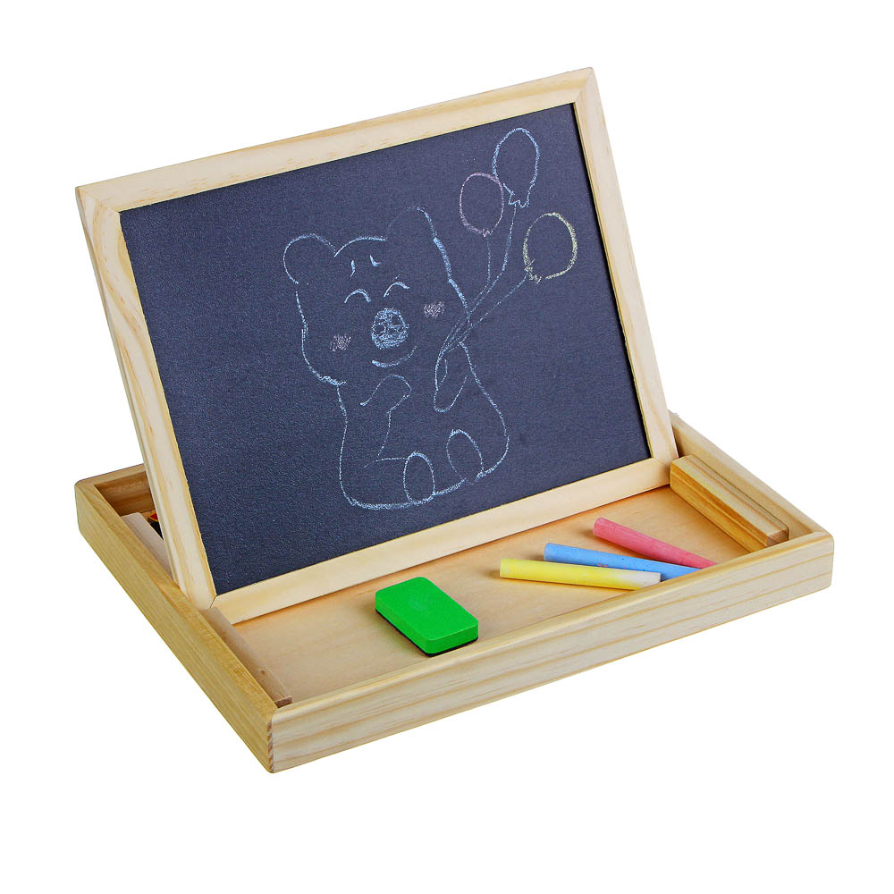 ХОББИХИТ Набор развивающий с магнитами, дерево, магнит, картон, мел, 31x23,5x3см, 2 дизайна, арт.№ 262-455