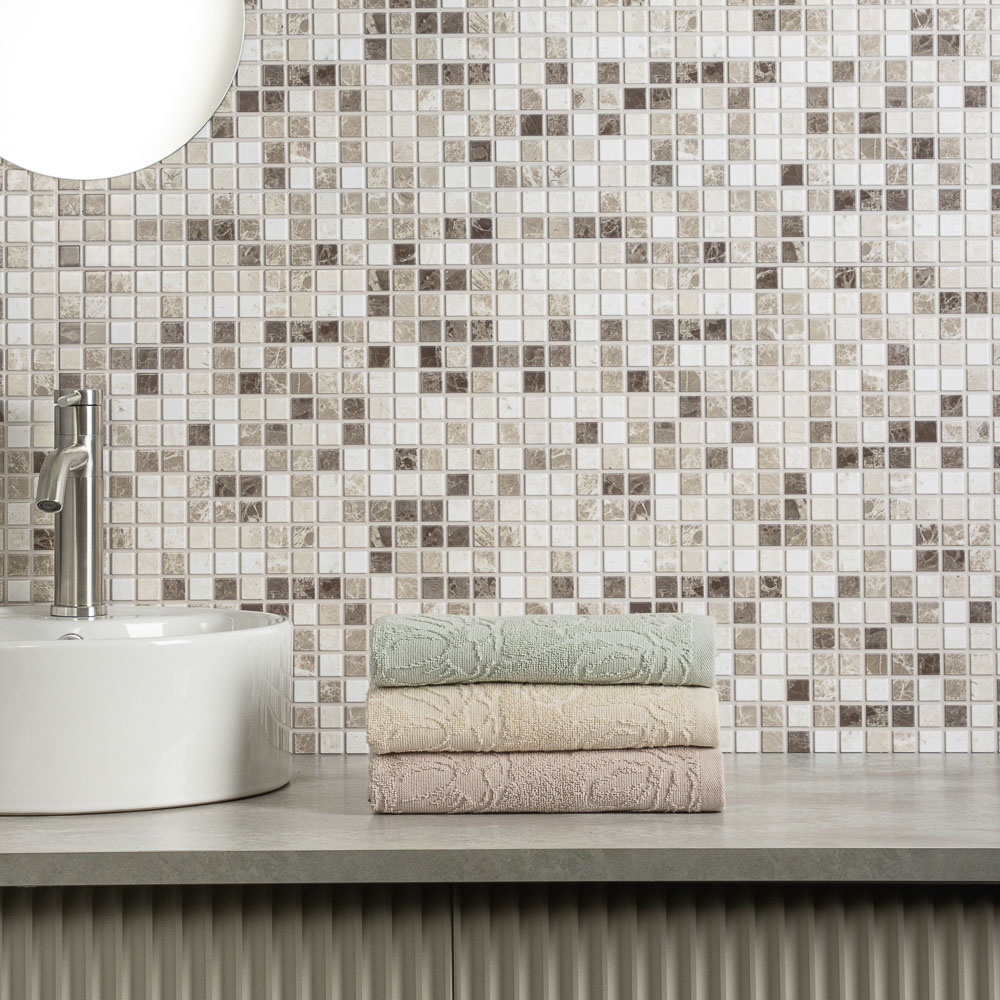 PROVANCE Дейзи Полотенце махровое жаккард 50х80см, 100% хлопок, 3 цвета, арт.№ 488-143