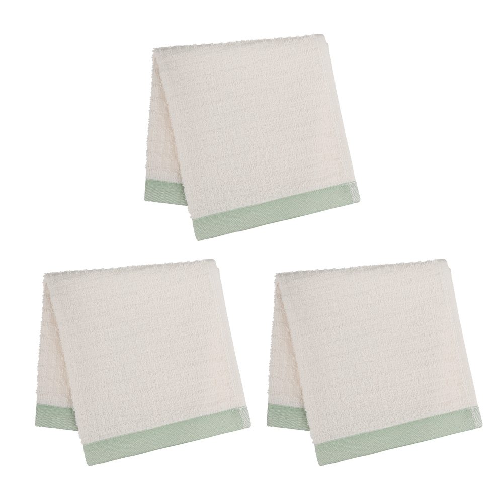 PROVANCE Дейзи Салфетки кухонные в наборе 3шт., 100% хлопок, 30х30см, 3 цвета, арт.№ 488-145