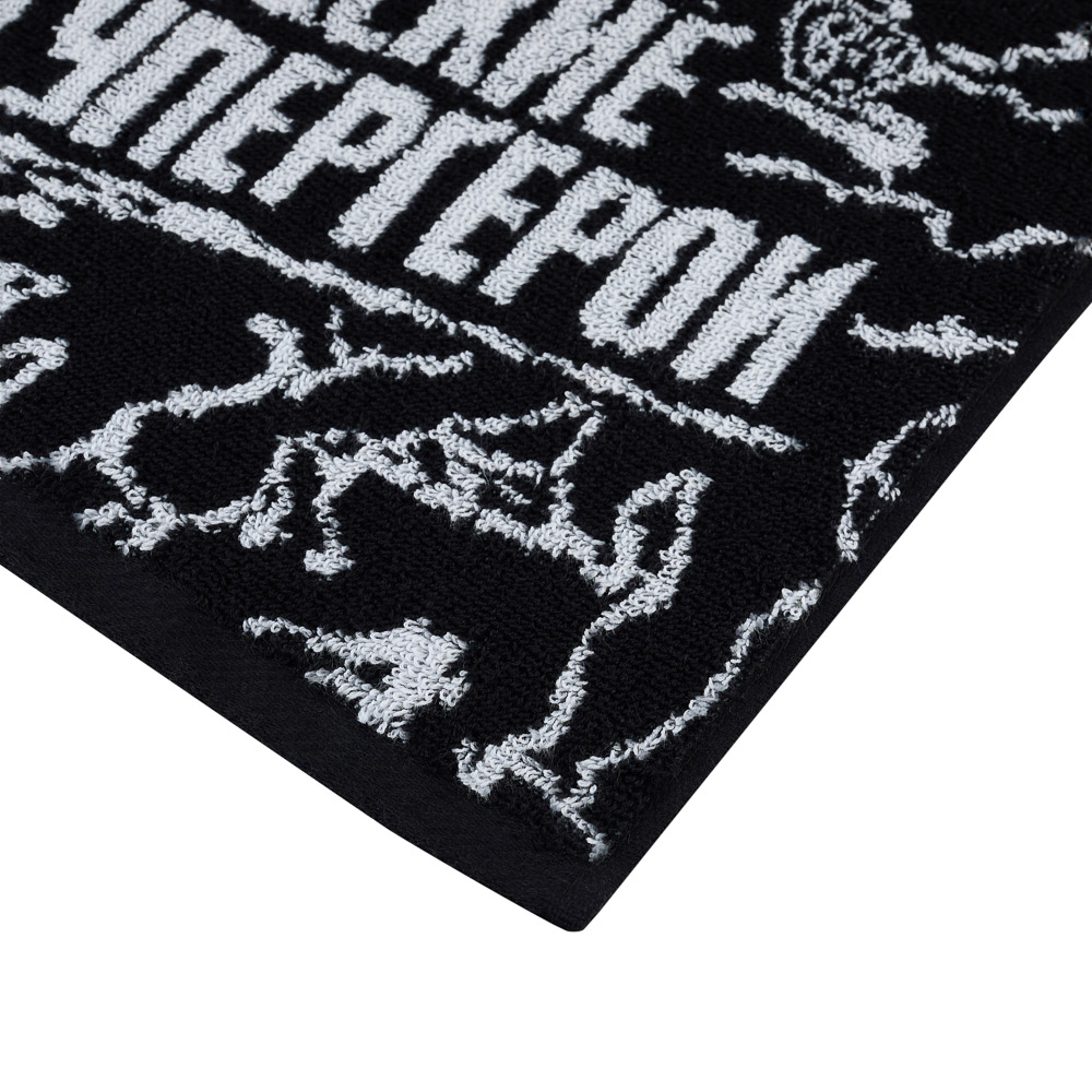 BY Русские Супергерои Полотенце махровое, 100% хлопок, 50х90см, 450гр/м, черно-белый, арт.№ 484-168