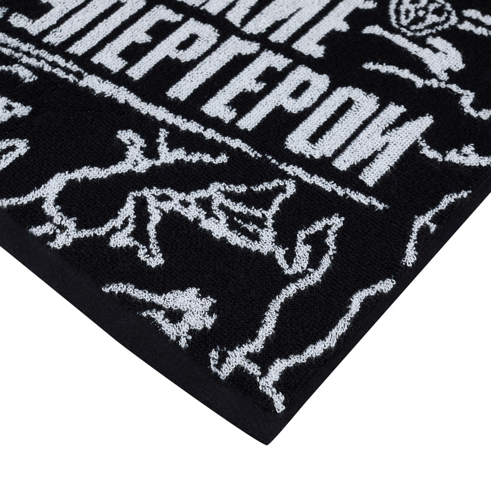 BY Русские Супергерои Полотенце махровое, 100% хлопок, 70х140см, 450гр/м, черно-белый, арт.№ 484-169