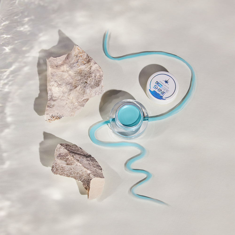 ЮНИLOOK Шайн Подводка гелевая с кистью, 3,8г, тон 02, бирюзовый, арт.№ 330-024