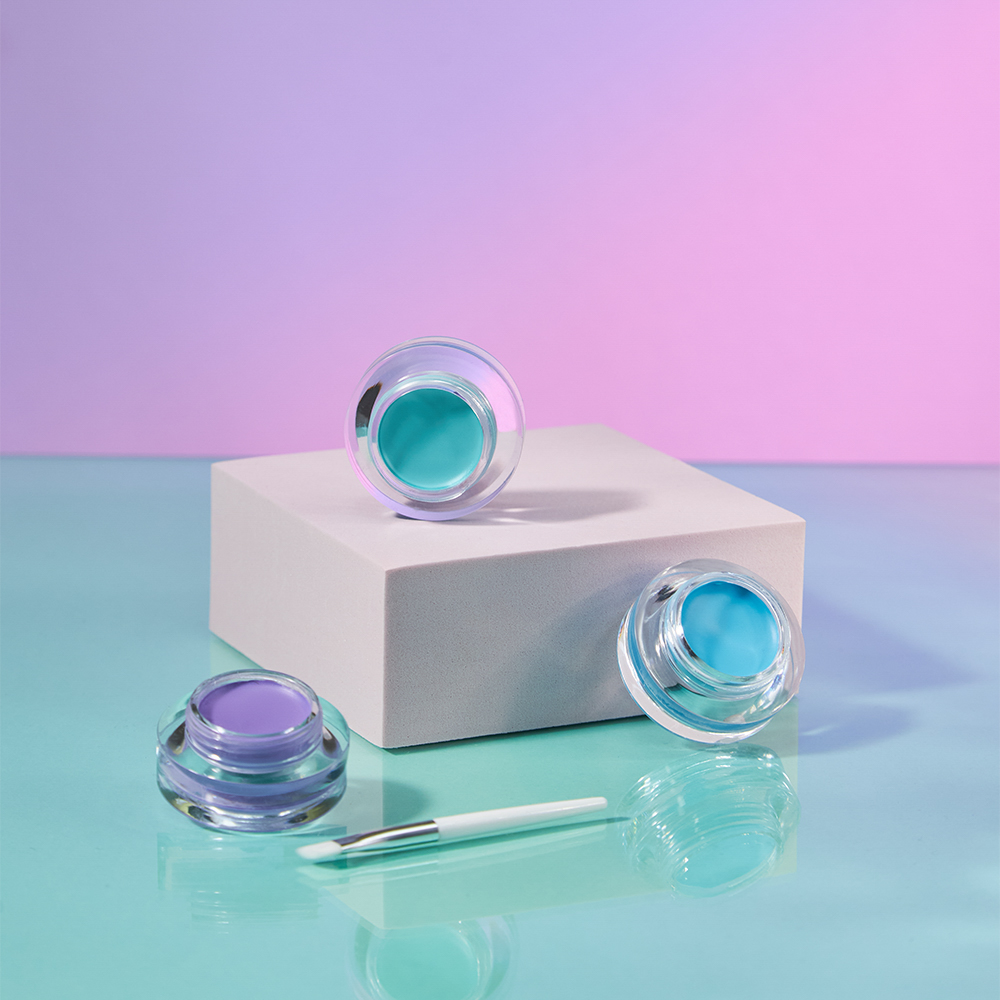 ЮНИLOOK Шайн Подводка гелевая с кистью, 3,8г, тон 02, бирюзовый, арт.№ 330-024