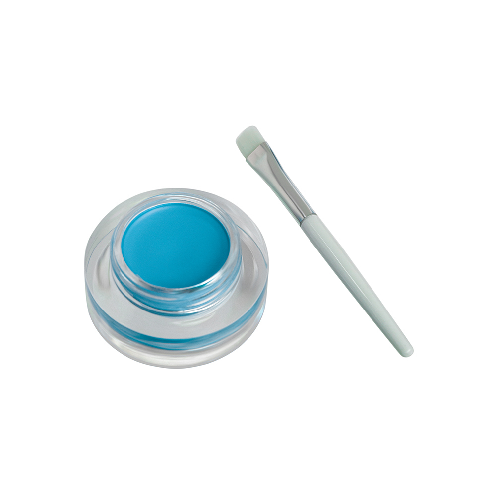 ЮНИLOOK Шайн Подводка гелевая с кистью, 3,8г, тон 03, голубой, арт.№ 330-025