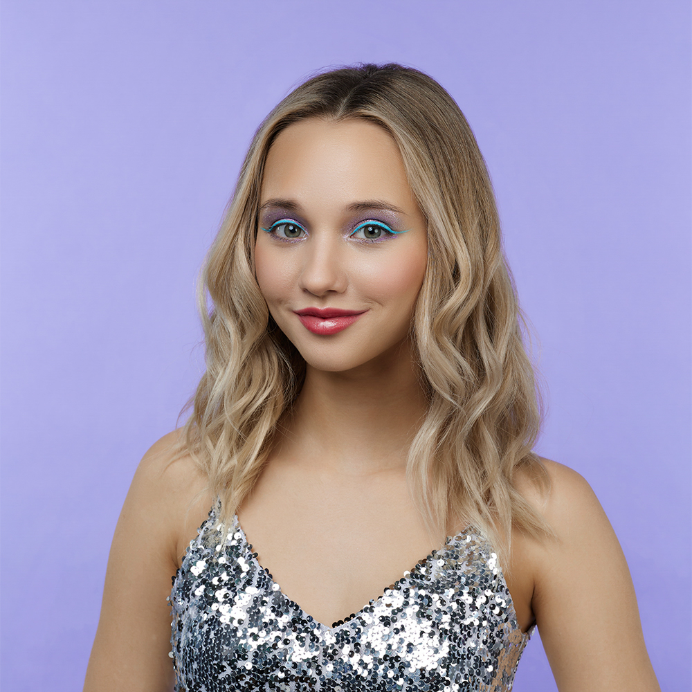 ЮНИLOOK Шайн Подводка гелевая с кистью, 3,8г, тон 03, голубой, арт.№ 330-025