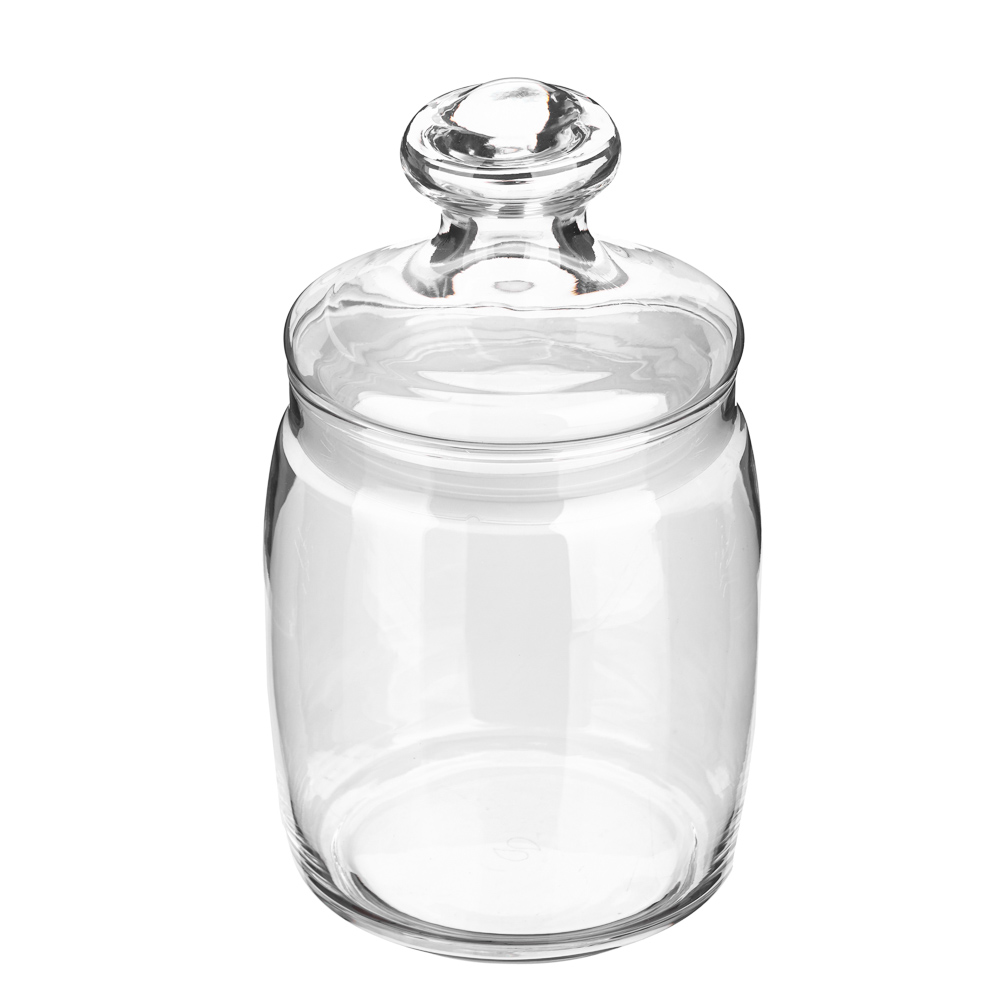 PASABAHCE Чешни Банка с крышкой 920мл, стекло, инд. Упаковка, арт.№ 828-180