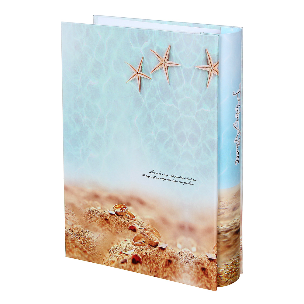 Фотоальбом 26,5х20,5х5 см 10х15 на 200 фото , бумага, 2 цвета, арт.№ 401-006