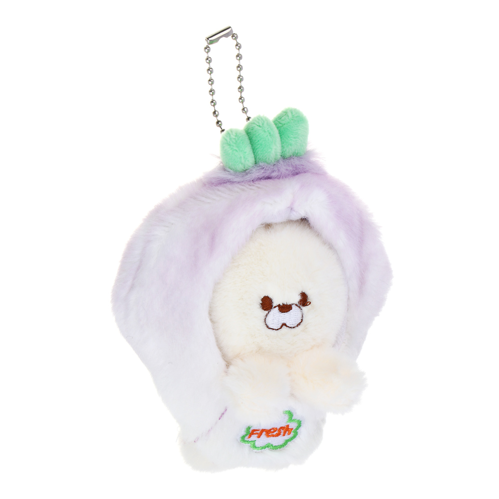 ИГРОЛЕНД Брелок мягкий "Зверёк и фрукт" с подвесом, 12 см, полиэстер, 6 видов, арт.№ 264-461