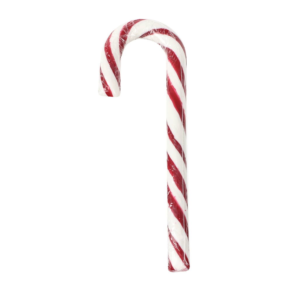 Карамельная трость большая новогодняя со вкусом клубники 40г, арт.№ 347-507