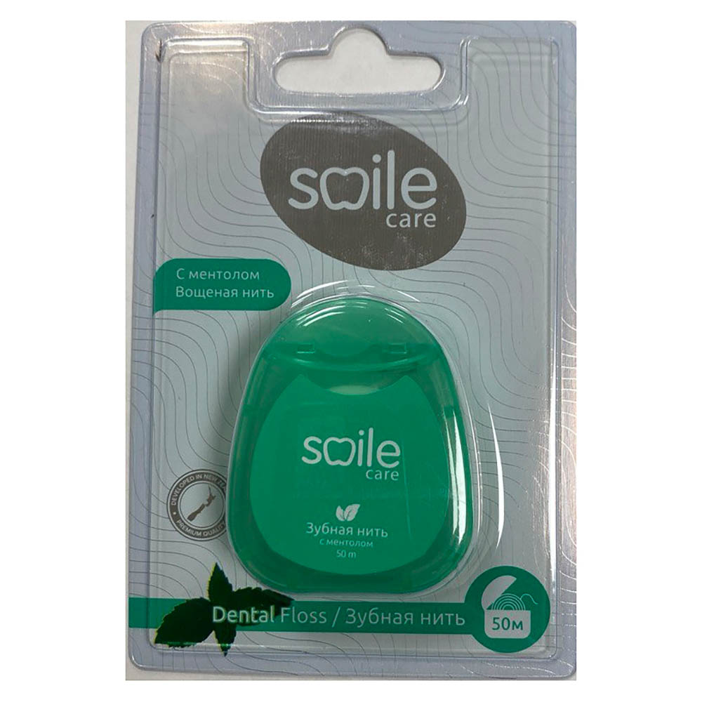 Зубная нить Smile Care, 50м, арт.№ 983-026