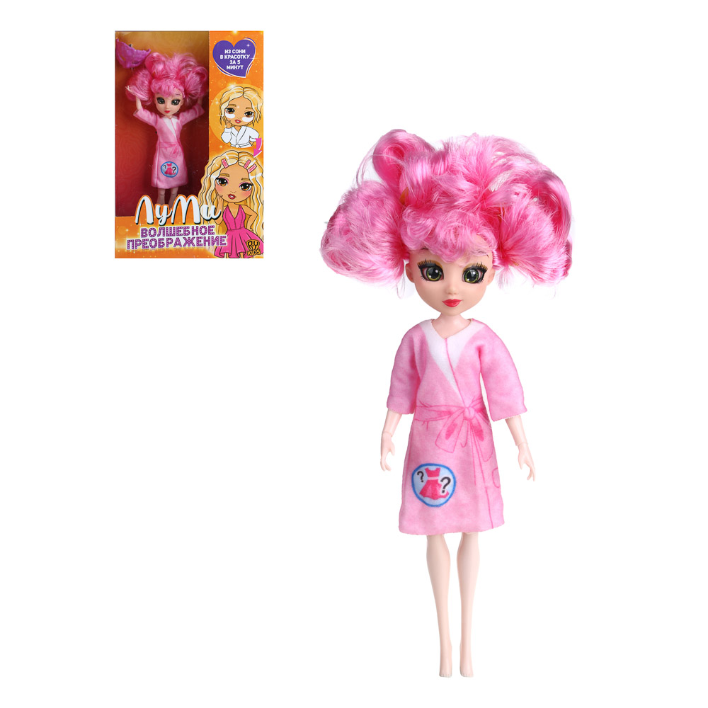 BY Kids Кукла с аксессуарами "ЛуМи. Волшебное преображение" пластик ПВХ, 16пр, 21х5,5х32,5см, 4 диз, арт.№ 267-945