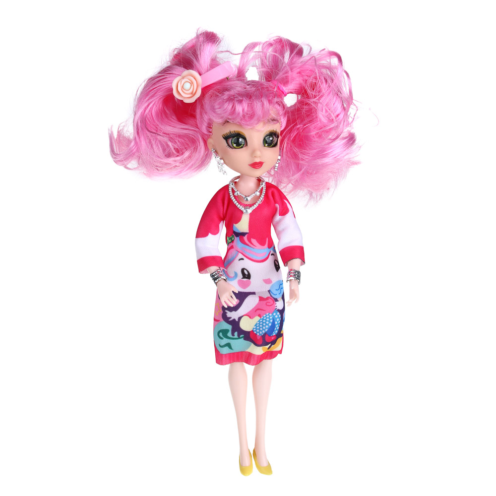 BY Kids Кукла с аксессуарами "ЛуМи. Волшебное преображение" пластик ПВХ, 16пр, 21х5,5х32,5см, 4 диз, арт.№ 267-945