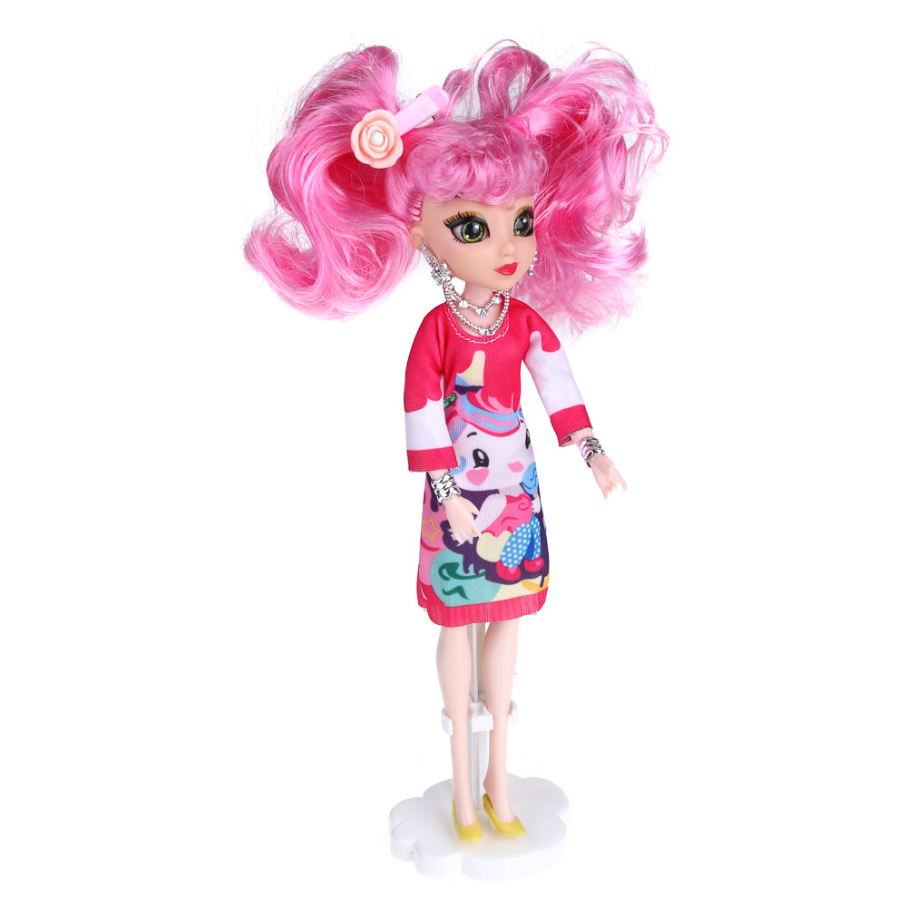 BY Kids Кукла с аксессуарами "ЛуМи. Волшебное преображение" пластик ПВХ, 16пр, 21х5,5х32,5см, 4 диз, арт.№ 267-945