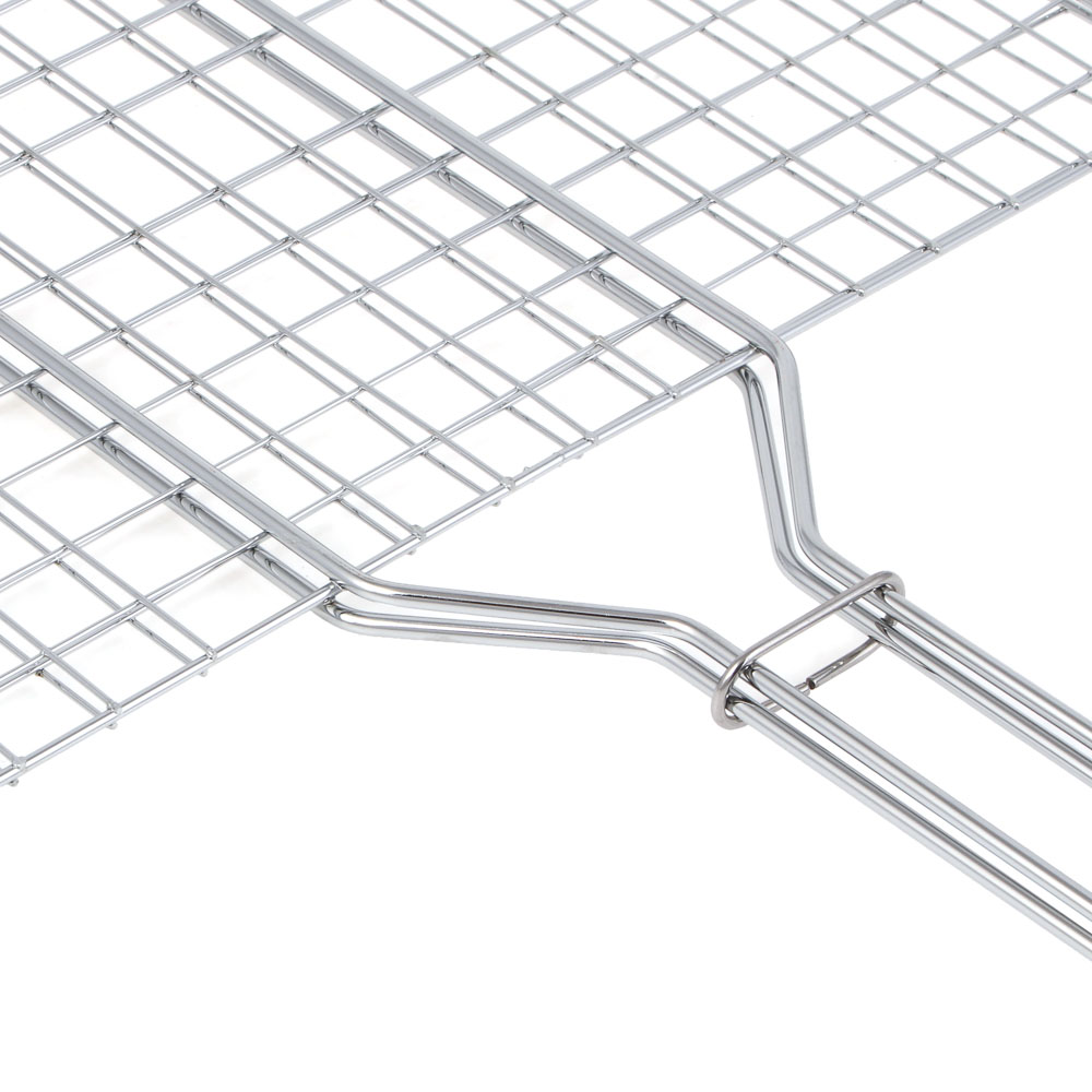 GRILLBOOM Решетка-гриль хром., 58х(24х35)см, арт.№ 333-091