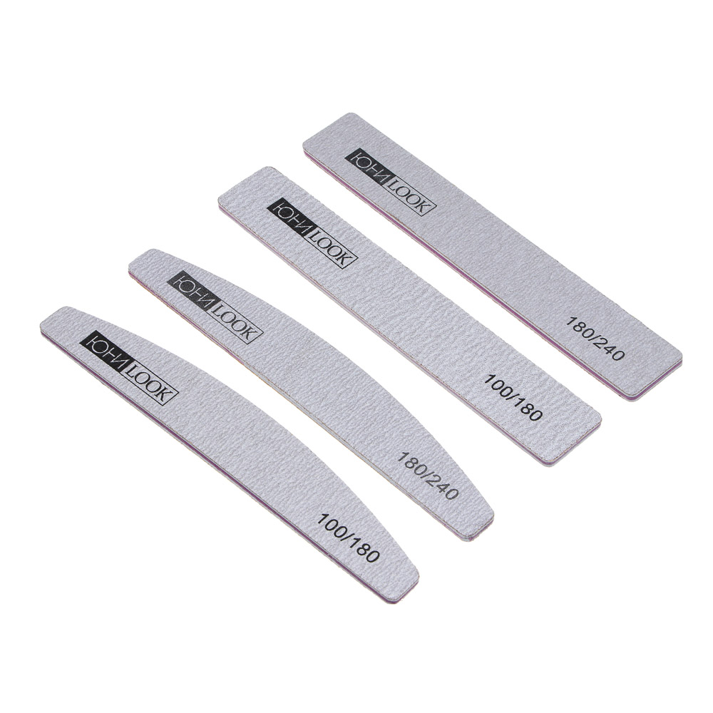 Пилка шлифовальная тм ЮL 2-х сторонняя, 100/180 и 180/240 грит, ЭВА, пластик, 17,8 см, 2 формы, арт.№ 305-459