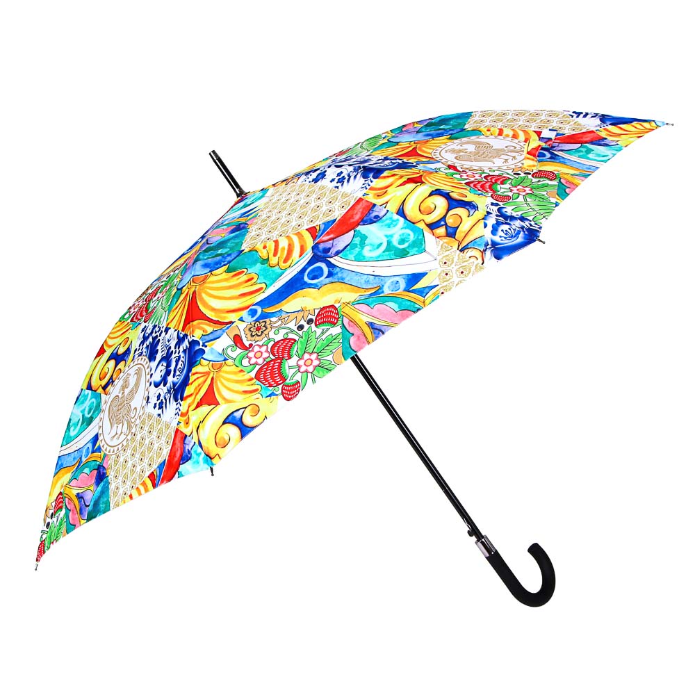 BY Зонт-трость "Золотое Кольцо", полиэстер, сплав, 70см, 8 спиц, арт.№ 302-333