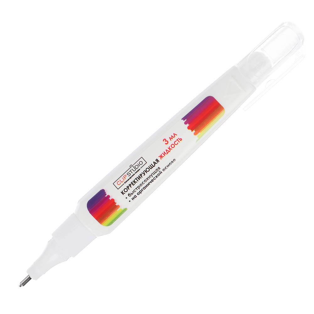 Корректирующая жидкость ClipStudio в карандаше 3 мл, пластик, металл, арт.№ 587-002