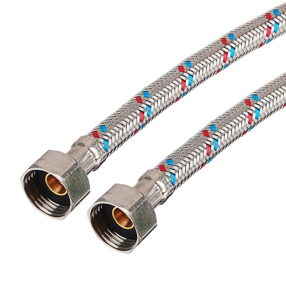 FRESSO Подводка гибкая для воды, Г1/2"-Г1/2", 120см, арт.№ 573-227