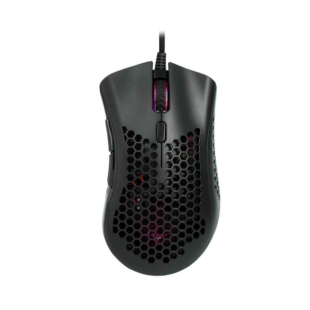 BY Игровая мышь проводная Shotgun 12400dpi,7D,PAW3327,RGB,220см, арт.№ 405-056