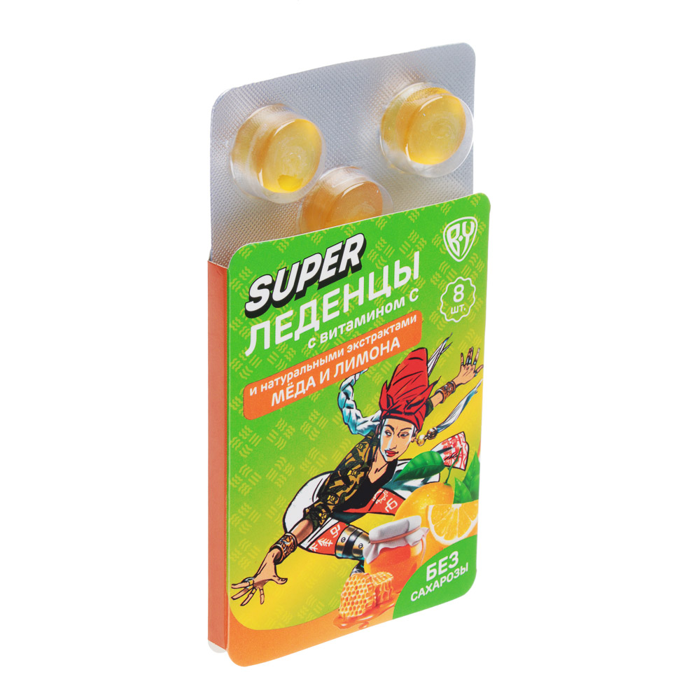 BY БАД Леденцы с витамином С, 16г, в ассортименте, арт.№ 015-111