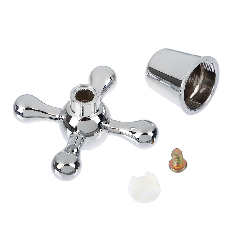 Ручка для смесителя, крест., 24 шлицы, пластик, арт.№ 565-028