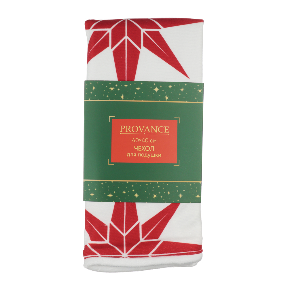 PROVANCE Щелкунчик Чехол для подушки велюр, 40х40см, 100% полиэстер, арт.№ 492-265