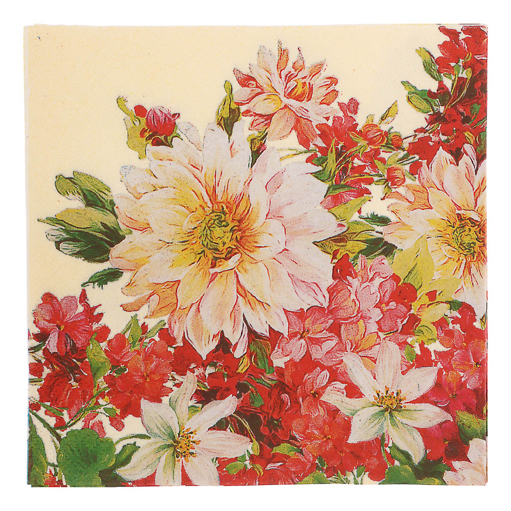 Салфетки бумажные Gratias 3 слоя, 33 см, 4 дизайна, 20шт., арт.№ 912-022