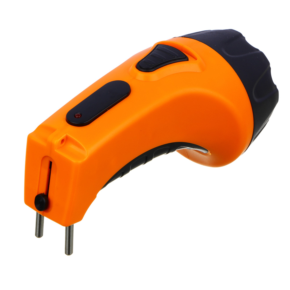 Фонарь ручной тм ЕРМАК, аккумуляторный, 4 ярк. LED, вилка 220В, пластик, 13x5,3 см, арт.№ 198-074