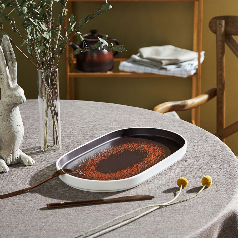 ВСЁГАЗИН Антико Блюдо овальное, 35,5х21x2,5см, фарфор, арт.№ 821-066