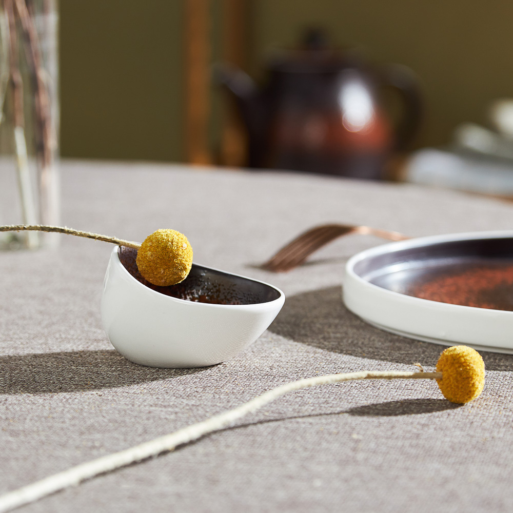 ВСЁГАЗИН Антико Розетка для соуса/варенья, 7х4,5см, фарфор, арт.№ 821-072