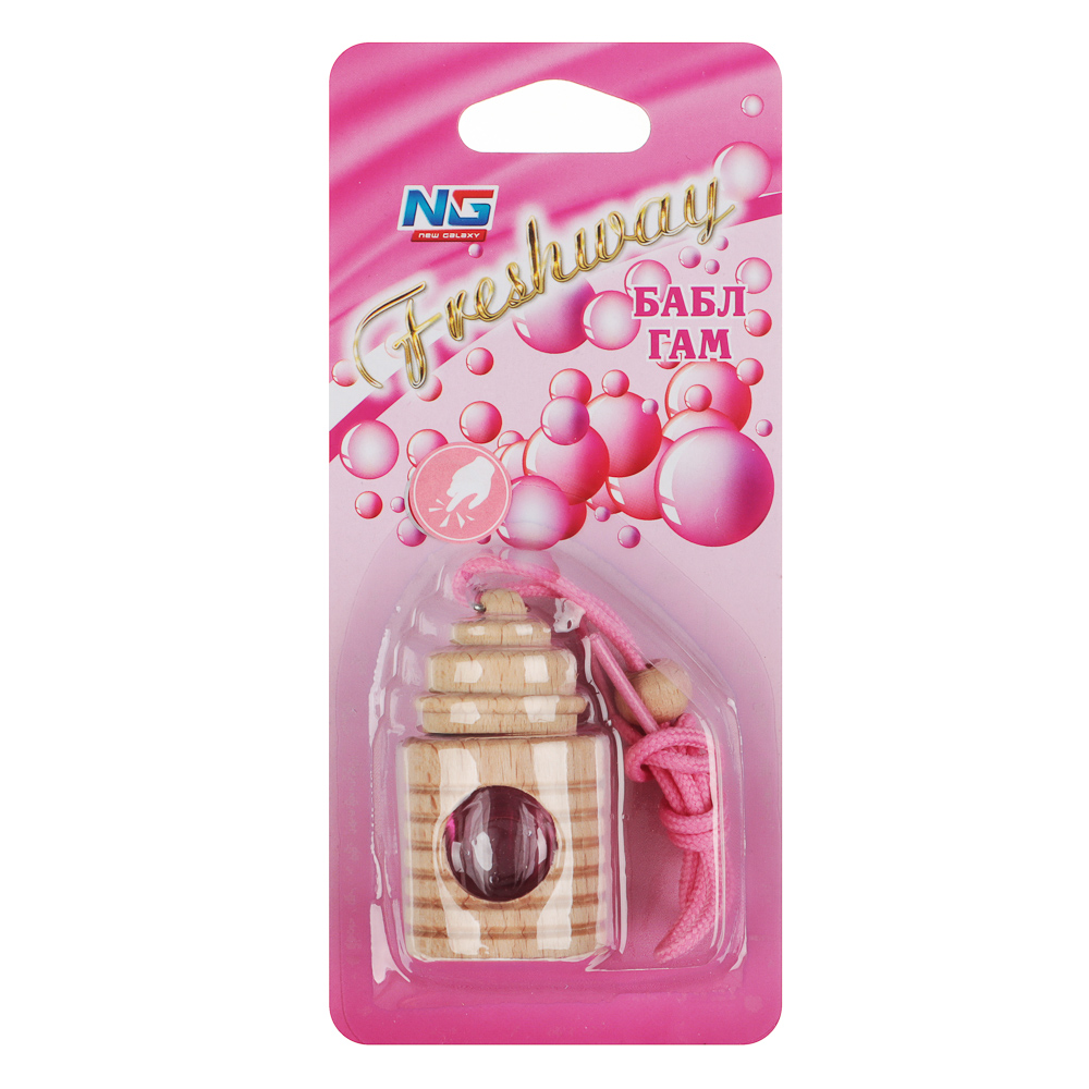 NEW GALAXY Ароматизатор подвесной Freshway, 5 мл, бабл гам, арт.№ 794-300