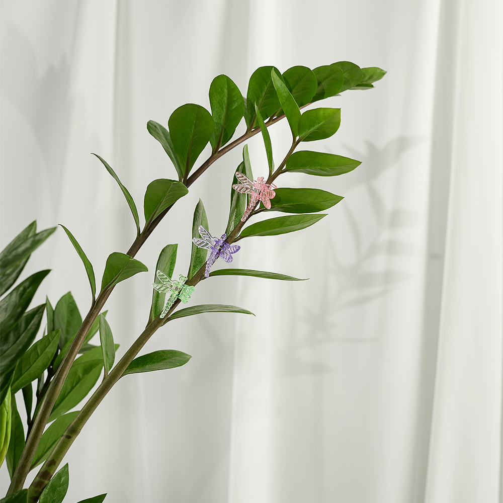 INBLOOM Набор зажимов для растений Стрекоза, 10шт, пластик, арт.№ 173-002