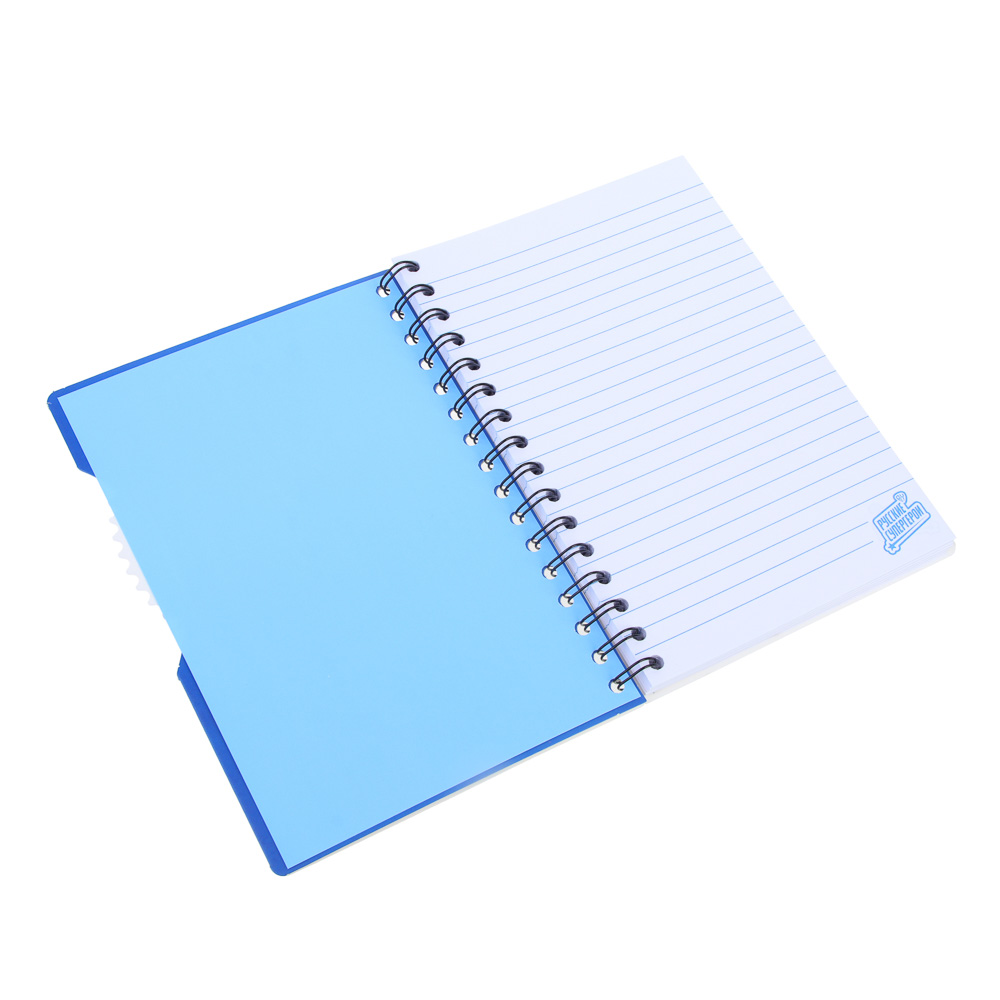 BY Русские Супергерои Зап.книжка А5, 96л., тв.обл., спираль, окно, вращ.элемент, "Пересвет джуниор", арт.№ 557-085