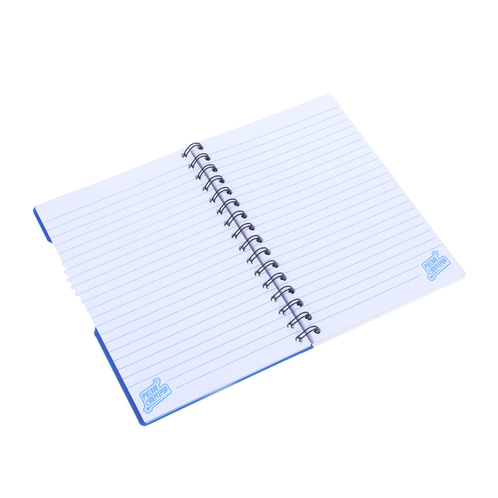 BY Русские Супергерои Зап.книжка А5, 96л., тв.обл., спираль, окно, вращ.элемент, "Пересвет джуниор", арт.№ 557-085