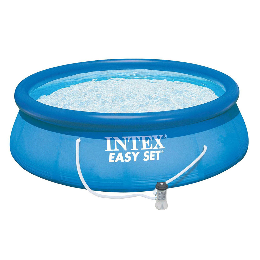 INTEX Бассейн надувной Изи Сет 366x76см, 5621л, насос с фильтром 2006л/ч, 28132NP, арт.№ 109-083