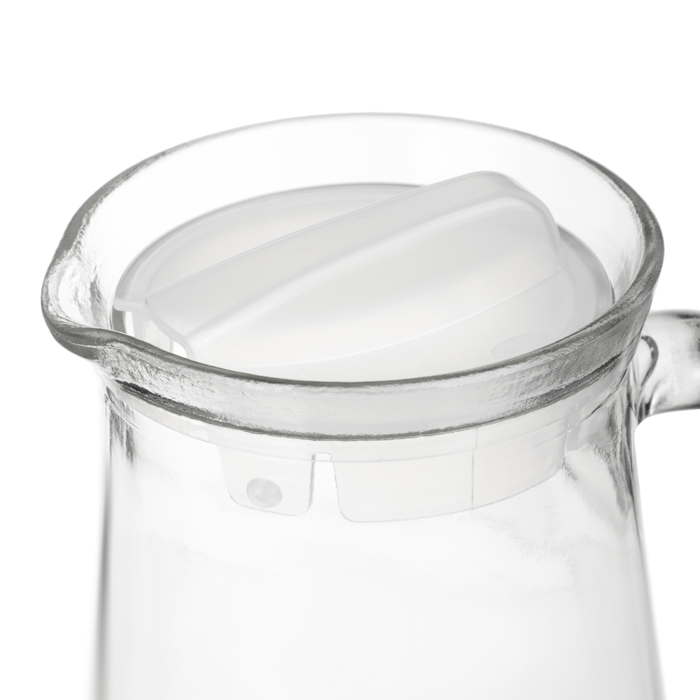 Кувшин "Крист" с пластиковой крышкой, 1,5л, стекло, арт.№ 878-661