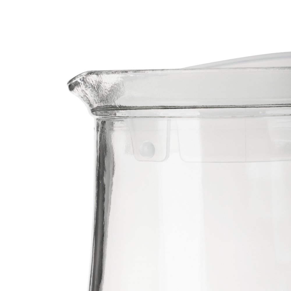 Кувшин "Крист" с пластиковой крышкой, 1,5л, стекло, арт.№ 878-661