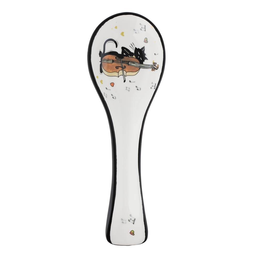 MILLIMI Котейка Подставка для ложки, 22x7x2,5см, керамика, арт.№ 824-130