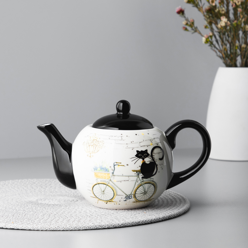 MILLIMI Котейка Чайник заварочный, 580мл, керамика, арт.№ 824-133