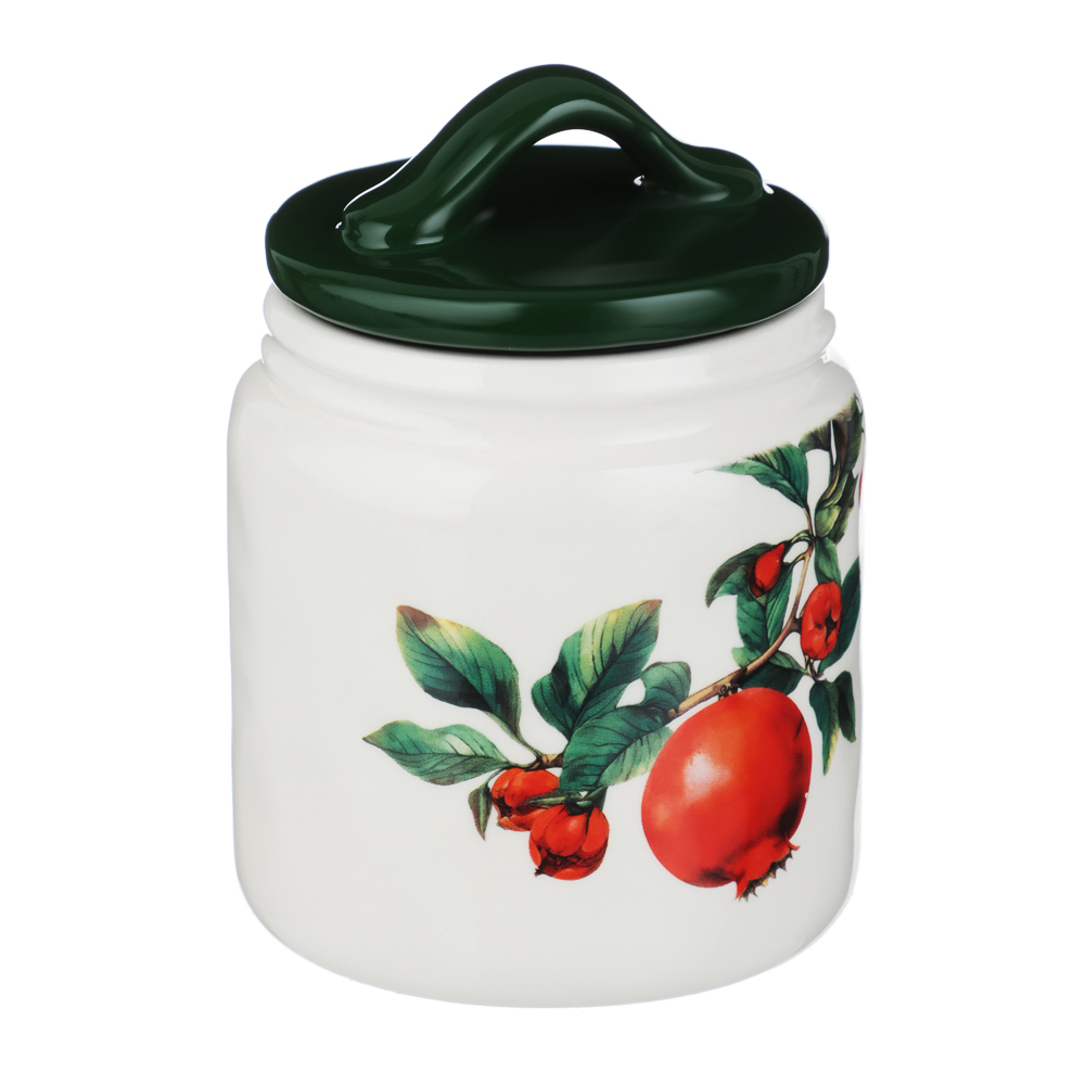 MILLIMI Гранат Банка для хранения, 500мл, 10х13,8см, керамика, арт.№ 824-134
