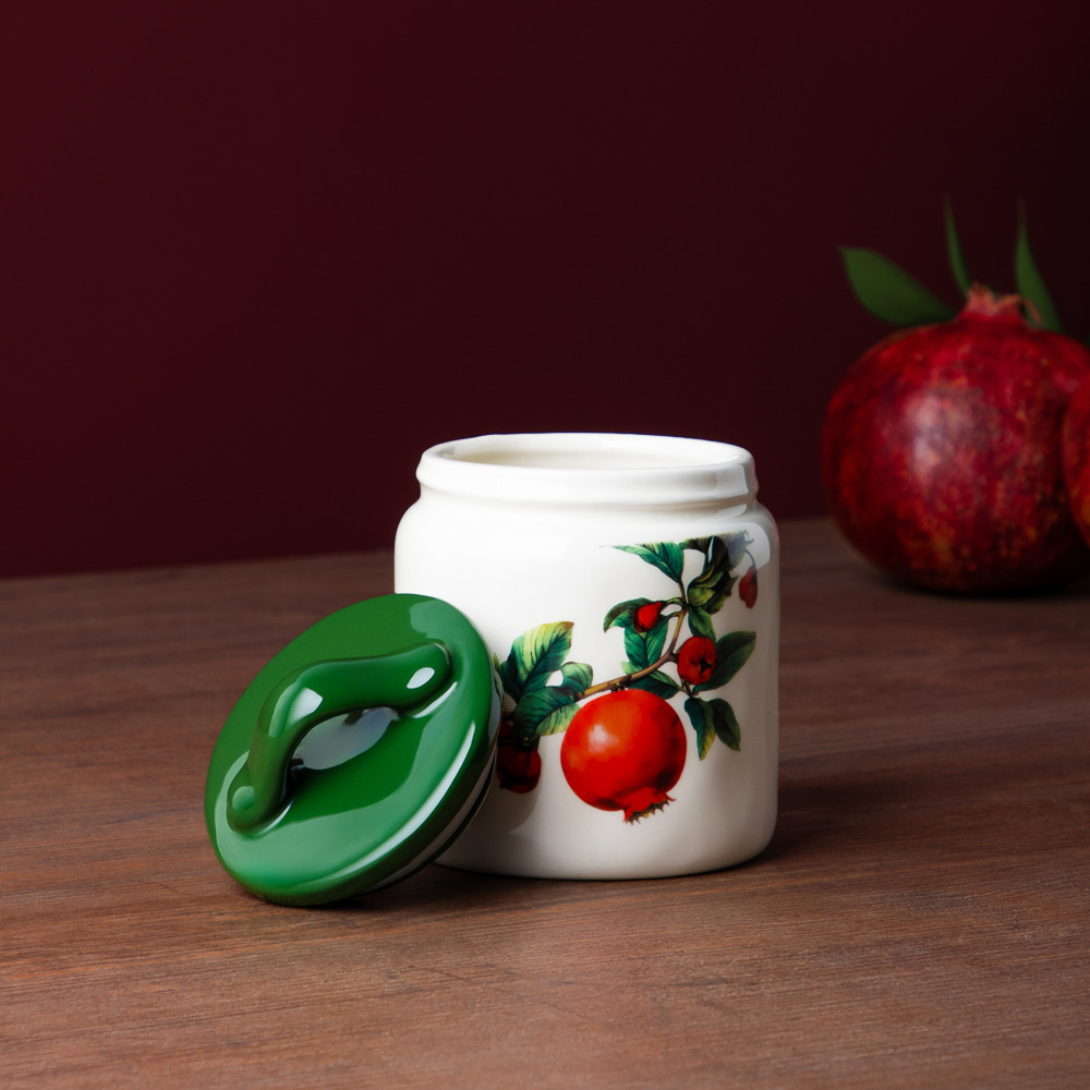 MILLIMI Гранат Банка для хранения, 500мл, 10х13,8см, керамика, арт.№ 824-134