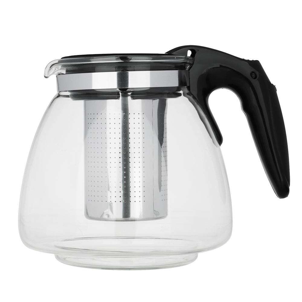 VETTA Чайник заварочный 1100мл, ситечко из нерж.стали, стекло, полипропилен, арт.№ 850-972